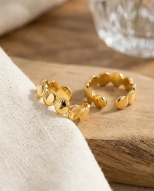 The Golden Petal Ring